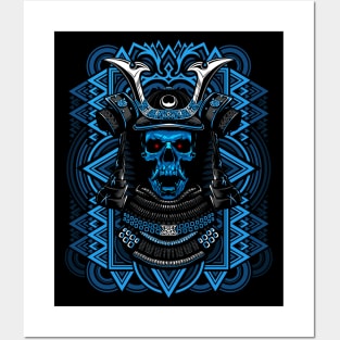 Samurai Skull Posters and Art